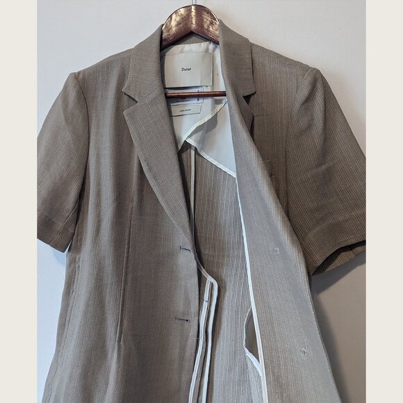 DUNST - Short sleeve summer wool blazer - Sz S - Picture 3 of 8